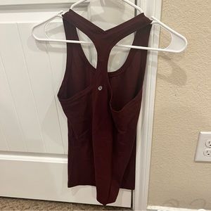 LULULEMON MAROON TANK TOP